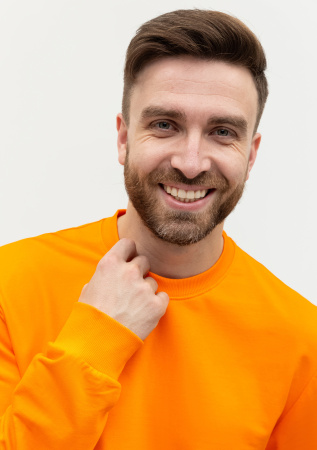 Свитшот унисекс STAN футер без начёса , 260, 63, Оранжевый (28) | Мерч, униформа и текстиль для бизнеса photo-6