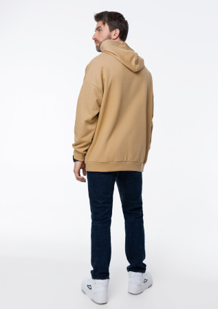 Худи унисекс STAN оверсайз футер без начёса 350, 66, Бежевый (54)  | Мерч, униформа и текстиль для бизнеса photo-13