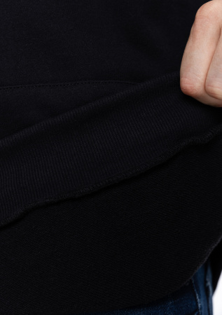 Худи унисекс STAN оверсайз футер без начёса 350, 66, Чёрный (20) | Мерч, униформа и текстиль для бизнеса photo-13