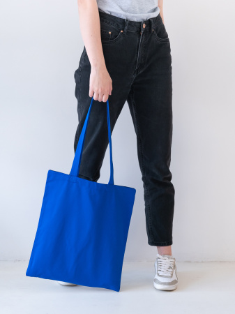 Синяя сумка шопер, оптом | Мерч, униформа и текстиль для бизнеса photo-3