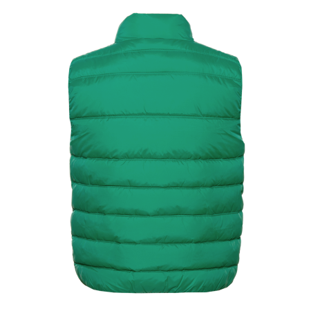 Зеленый однотонный утепленный жилет арт. 82, 100% нейлон, оптом | Мерч, униформа и текстиль для бизнеса photo-1