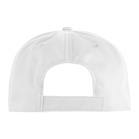 Белая бейсболка 5 клиньев из 100% хлопка, 150 гр/м2, оптом | Мерч, униформа и текстиль для бизнеса  photo-3