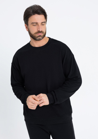 Свитшот унисекс STAN футер без начёса, 350, 96, Чёрный (20) | Мерч, униформа и текстиль для бизнеса photo-7