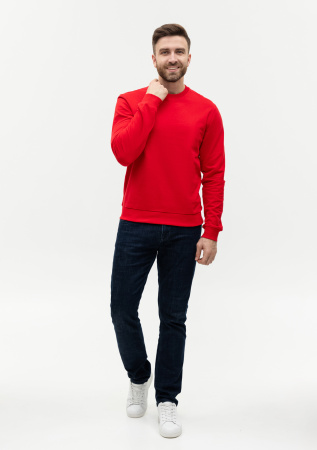 Свитшот унисекс STAN футер без начёса , 260, 63, Красный (14) | Мерч, униформа и текстиль для бизнеса photo-4