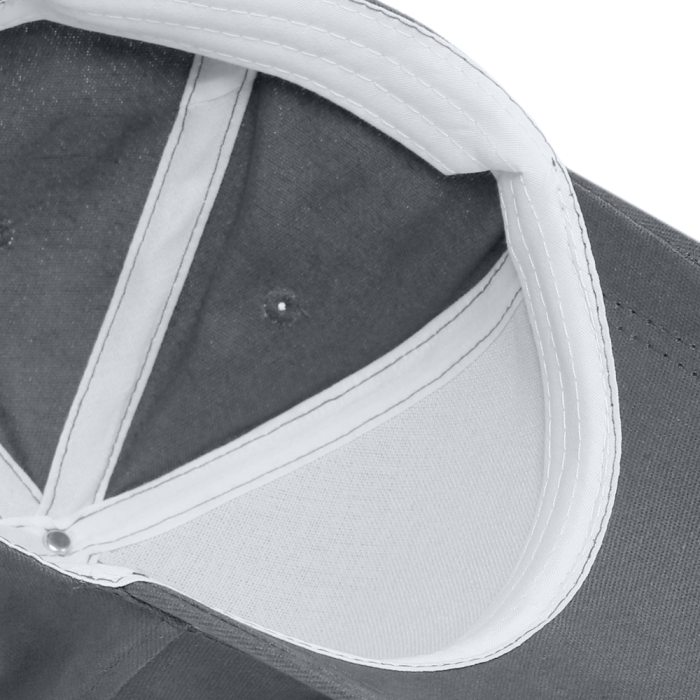 Бейсболка STAN 5 клиньев хлопок,260,12, Графит (101) фото-4