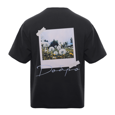 Чёрная футболка арт. 41 оверсайз кроя состав 95% хлопок 5% спандекс, 260 гр/м2, оптом | Мерч, униформа и текстиль для бизнеса   photo-9