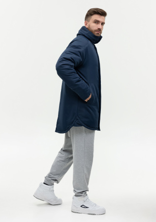Темно-синяя однотонная куртка арт. 73, 100% полиэстер с водоотталкивающей пропиткой, оптом | Мерч, униформа и текстиль для бизнеса photo-8