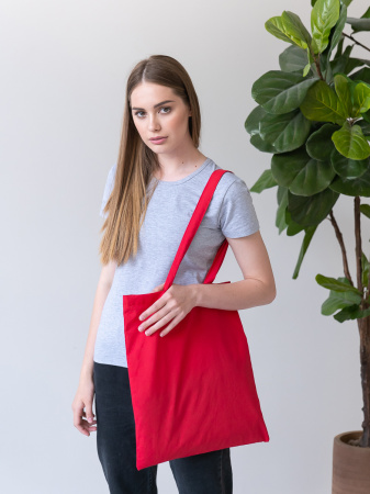 Красная сумка шопер, оптом | Мерч, униформа и текстиль для бизнеса photo-3