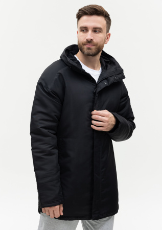 Черная однотонная куртка арт. 73, 100% полиэстер с водоотталкивающей пропиткой, оптом | Мерч, униформа и текстиль для бизнеса photo-11