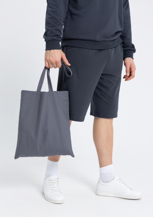 Сумка шопер STAN хлопок 38*42, 200,201, Графит (101) фото-4