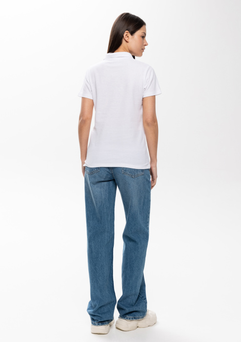 Рубашка поло женская STAN хлопок/полиэстер 185, 04WL, Белый (10) фото-4