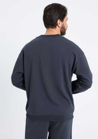 Свитшот унисекс STAN футер без начёса, 350, 96, Графит (101) | Мерч, униформа и текстиль для бизнеса photo-7