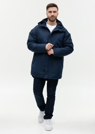 Темно-синяя однотонная куртка арт. 73, 100% полиэстер с водоотталкивающей пропиткой, оптом | Мерч, униформа и текстиль для бизнеса photo-12