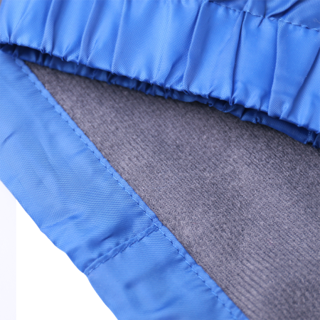 Синяя однотонная утепленная ветровка арт. 60, 100% полиэстер, Dewspo 210T | Мерч, униформа и текстиль для бизнеса photo-3