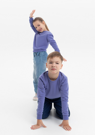 Свитшот детский STAN футер без начеса 260, 63J, Васильковый (17) | Мерч, униформа и текстиль для бизнеса photo-6