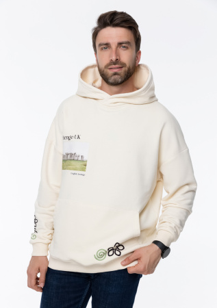 Худи унисекс STAN оверсайз футер без начёса 350, 66, Молочный (11) | Мерч, униформа и текстиль для бизнеса photo-29