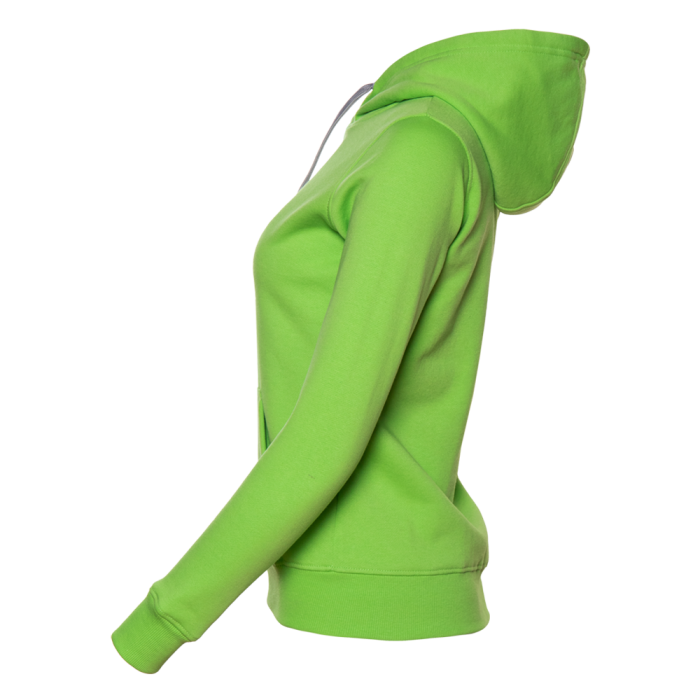 Женская ярко-зеленая толстовка STAN арт. 17W, футер с начесом, 60% хлопок 40% полиэстер, 280 гр/м2 — оптом | Мерч, униформа и текстиль для бизнеса фото-1