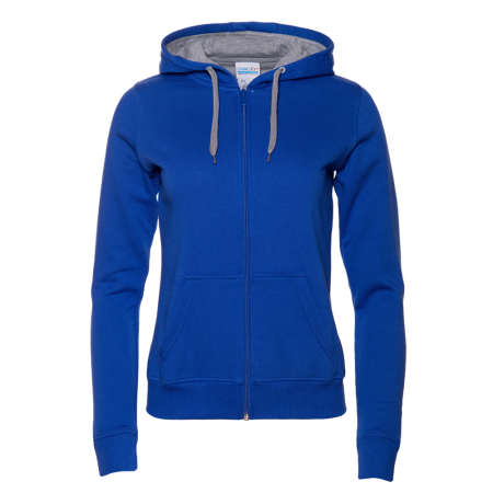 Женская синяя толстовка STAN арт. 17W, футер с начесом, 60% хлопок 40% полиэстер, 280 гр/м2 — оптом | Мерч, униформа и текстиль для бизнеса photo-0