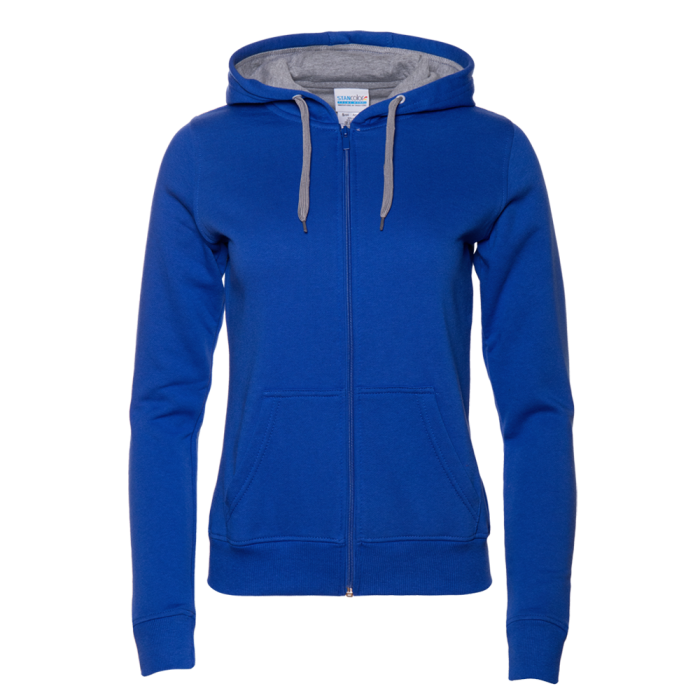 Женская синяя толстовка STAN арт. 17W, футер с начесом, 60% хлопок 40% полиэстер, 280 гр/м2 — оптом | Мерч, униформа и текстиль для бизнеса фото-0