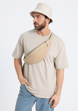 Бежевая поясная сумка арт. 122, 100% полиэстер, оптом | Мерч, униформа и текстиль для бизнеса photo-5