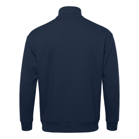 Толстовка оверсайз на молнии, футер без начёса, 340, 102, Темно-синий (46) photo-2