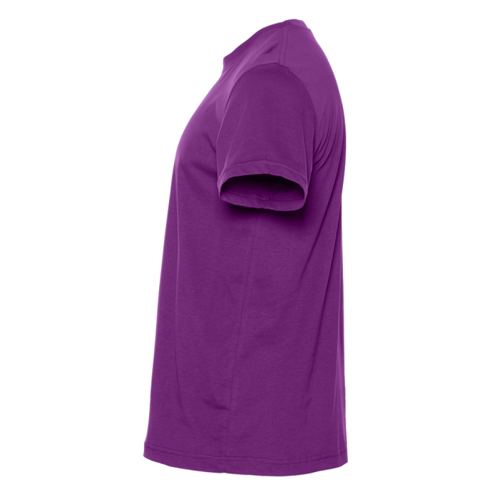Фиолетовая футболка арт. 51 прямого кроя из 100% хлопка, 150 гр/м2, оптом | Мерч, униформа и текстиль для бизнеса  фото-1