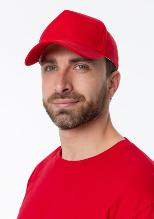 Красная футболка арт. 51 прямого кроя из 100% хлопка, 150 гр/м2, оптом | Мерч, униформа и текстиль для бизнеса  photo-9