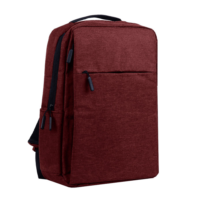 Рюкзак STAN оксфорд 300, 151, Бордовый меланж (166) фото-3