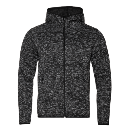 Черная толстовка STAN арт. 67 на молнии, вязаный флис 100% полиэстер, 320 гр/м2 | Мерч, униформа и текстиль для бизнеса photo-0