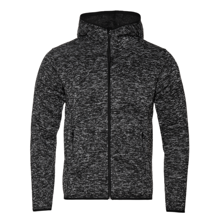 Черная толстовка STAN арт. 67 на молнии, вязаный флис 100% полиэстер, 320 гр/м2 | Мерч, униформа и текстиль для бизнеса фото-0