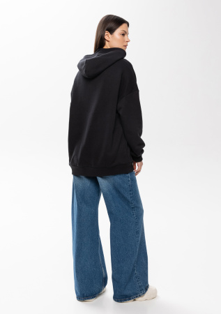 Худи унисекс STAN оверсайз футер без начёса 350, 66, Чёрный (20) | Мерч, униформа и текстиль для бизнеса photo-7