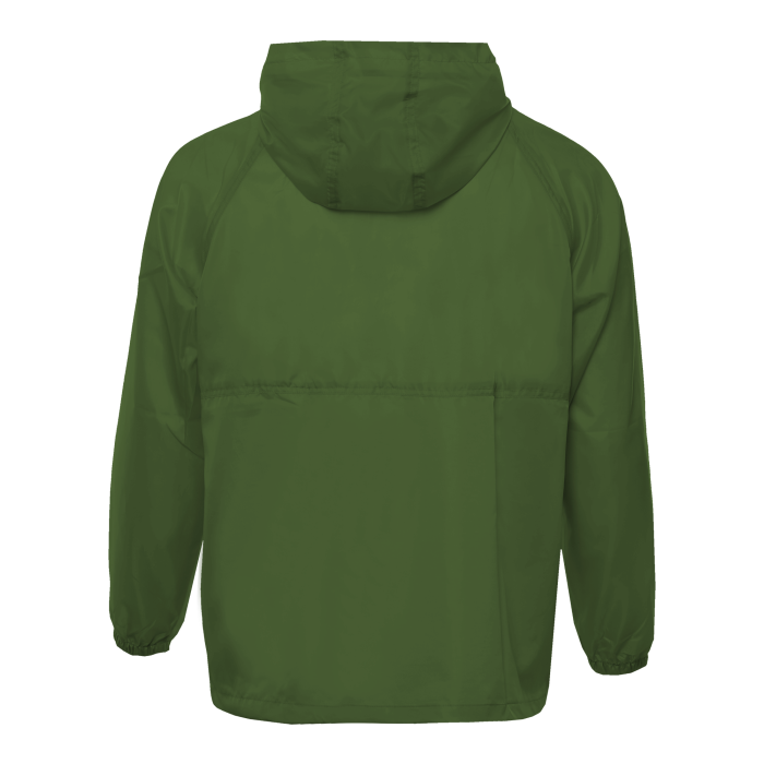 Однотонная зеленая куртка-анорак арт. И16, 100% полиэстер | Мерч, униформа и текстиль для бизнеса фото-1