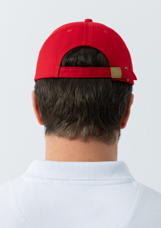 Красная бейсболка 5 клиньев из 100% хлопка, оптом | Мерч, униформа и текстиль для бизнеса  photo-5