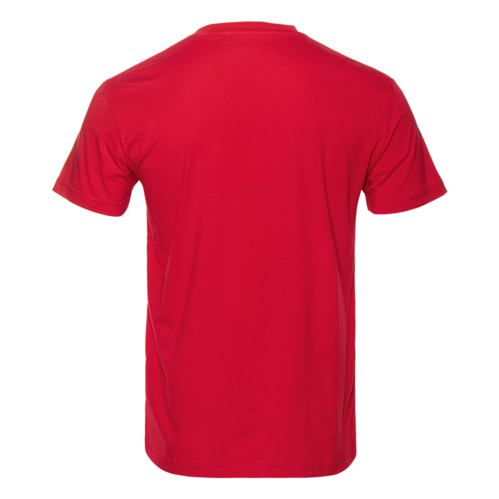 Красная футболка арт. 52 прямого кроя из 100% хлопка, 150 гр/м2, оптом | Мерч, униформа и текстиль для бизнеса  фото-3