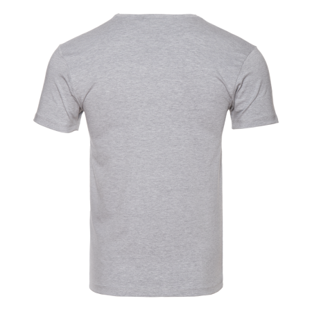 Серая футболка арт. 37 облегающего силуэта, 92% хлопок, 8% эластан, 180 гр/м2, оптом | Мерч, униформа и текстиль для бизнеса  photo-1