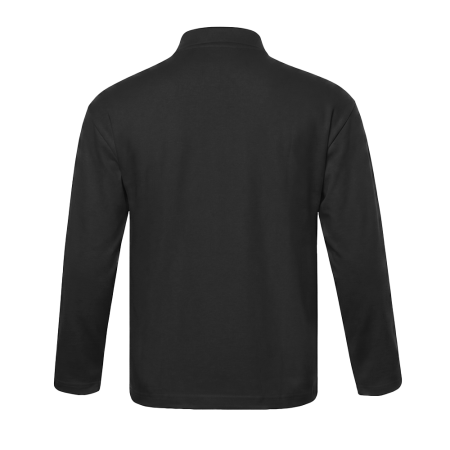 Поло с длинным рукавом STAN, хлопок 240, 402, Чёрный (20) photo-2