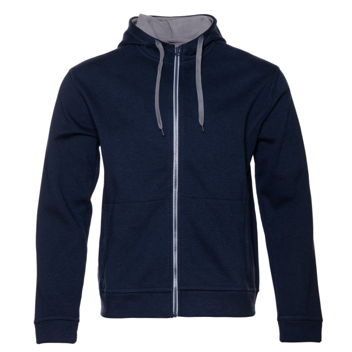 Толстовка мужская STAN с капюшоном на молнии сэндвич 320, 18, Т-синий меланж (146) | Мерч, униформа и текстиль для бизнеса фото-0