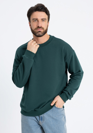 Свитшот унисекс STAN футер без начёса, 350, 96, Тёмно-зелёный (130) | Мерч, униформа и текстиль для бизнеса photo-8