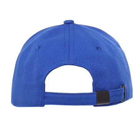 Синяя бейсболка с кантом арт. 04, 5 клиньев из 100% хлопка, 330 гр/м2, оптом | Мерч, униформа и текстиль для бизнеса  photo-3