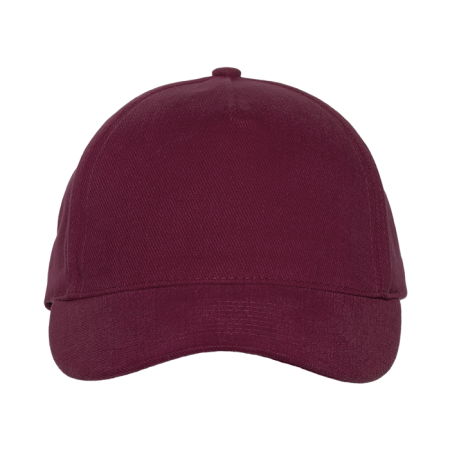 Бейсболка STAN 5 клиньев хлопок 280,03, Бордовый (661) photo-1