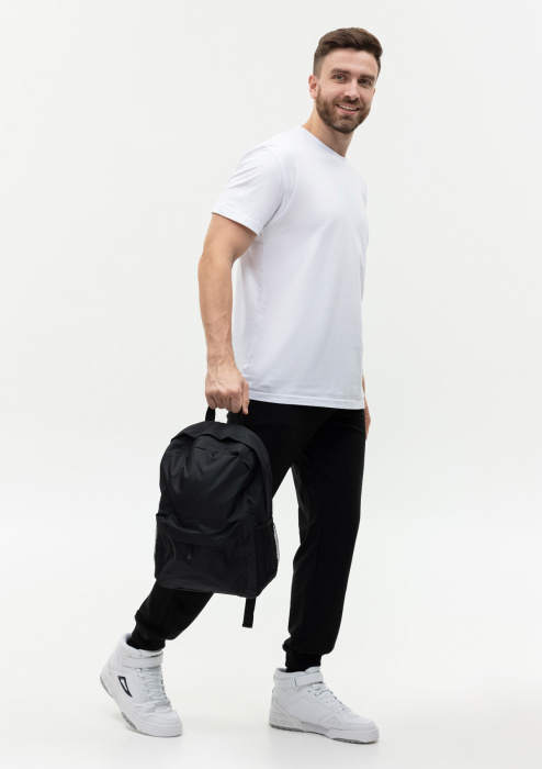 Черный рюкзак арт. 141, 100% полиэстер, оптом | Мерч, униформа и текстиль для бизнеса фото-4