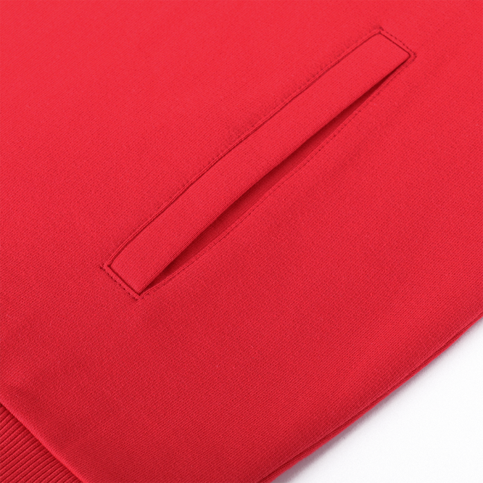 Толстовка STAN оверсайз на молнии, футер без начёса, 340, 102, Красный (14) фото-3