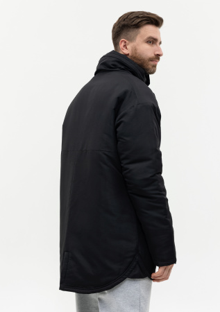 Черная однотонная куртка арт. 73, 100% полиэстер с водоотталкивающей пропиткой, оптом | Мерч, униформа и текстиль для бизнеса photo-12