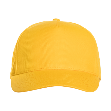 Желтая бейсболка арт. 10L, 5 клиньев из 100% хлопка, 150 гр/м2, оптом | Мерч, униформа и текстиль для бизнеса  photo-3