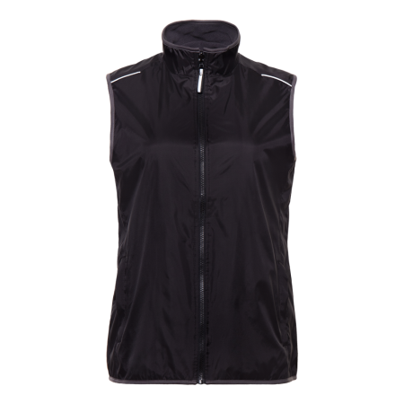 Черный однотонный двухсторонний женский жилет арт. 24WN, Taffeta 210T, оптом | Мерч, униформа и текстиль для бизнеса photo-0