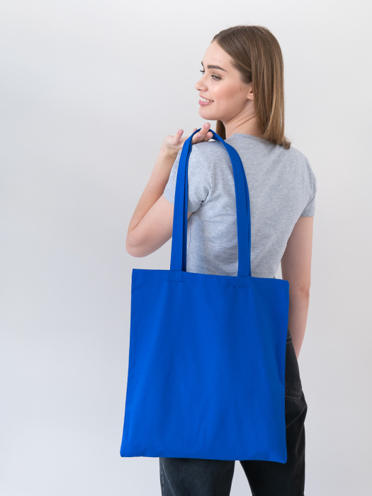 Синяя сумка шопер, оптом | Мерч, униформа и текстиль для бизнеса фото-1