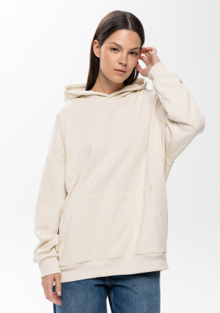 Худи унисекс STAN оверсайз футер без начёса 350, 66, Молочный (11) | Мерч, униформа и текстиль для бизнеса photo-14