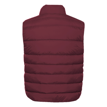 Бордовый однотонный утепленный жилет арт. 82, 100% нейлон, оптом | Мерч, униформа и текстиль для бизнеса photo-1