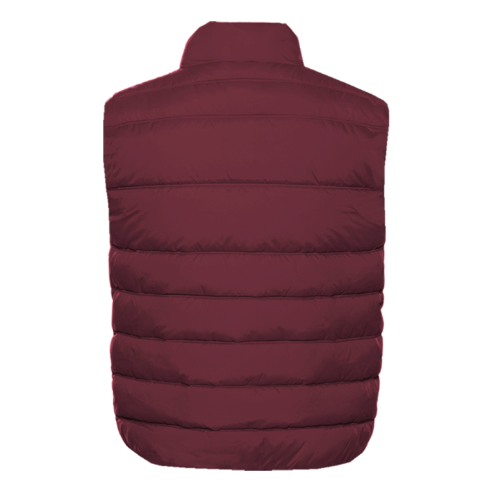 Бордовый однотонный утепленный жилет арт. 82, 100% нейлон, оптом | Мерч, униформа и текстиль для бизнеса фото-1