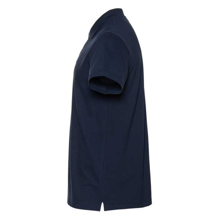 Темно-синяя рубашка поло арт. 04B из 100% хлопка, 185 гр/м2, оптом | Мерч, униформа и текстиль для бизнеса  фото-2